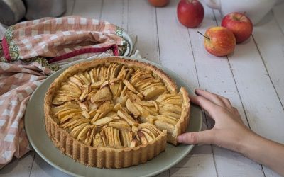 Tarte aux pommes à la compote